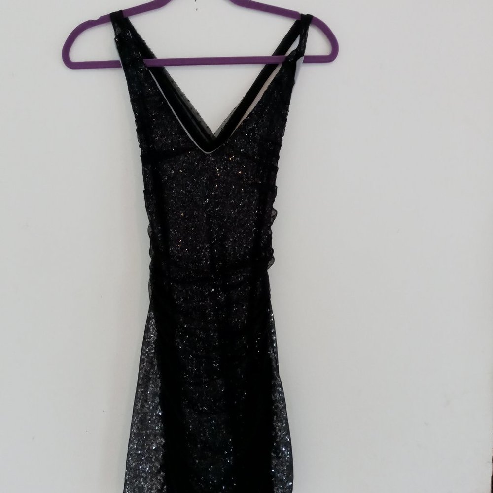 Express mini black dress